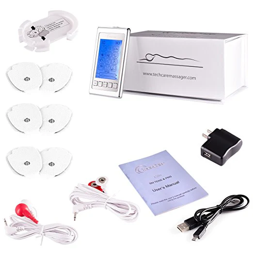 Tens Unit Muscle Stimulator EMS 12 Massage Modes Full Body Back Pain Relief(SILVER) - Image 4