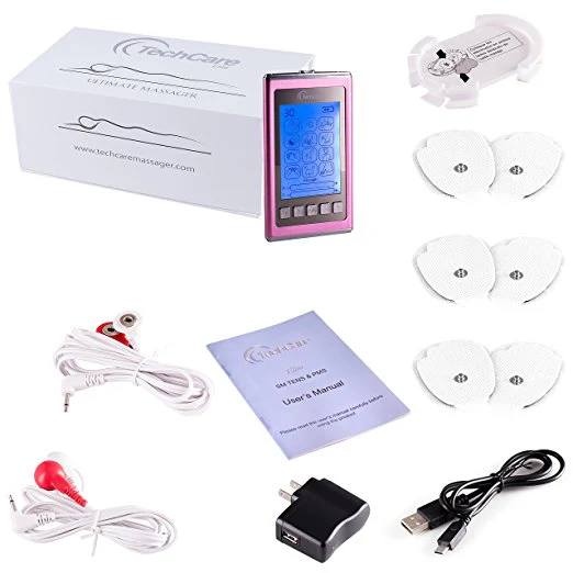 Tens Unit Muscle Stimulator EMS 12 Massage Modes Full Body Back Pain Relief(PINK) - Image 4