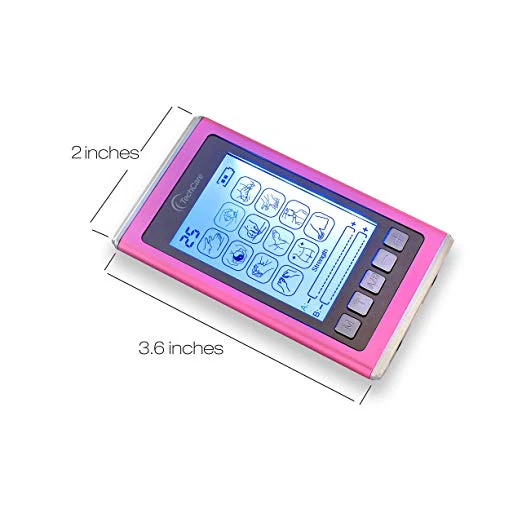 Tens Unit Muscle Stimulator EMS 12 Massage Modes Full Body Back Pain Relief(PINK) - Image 8