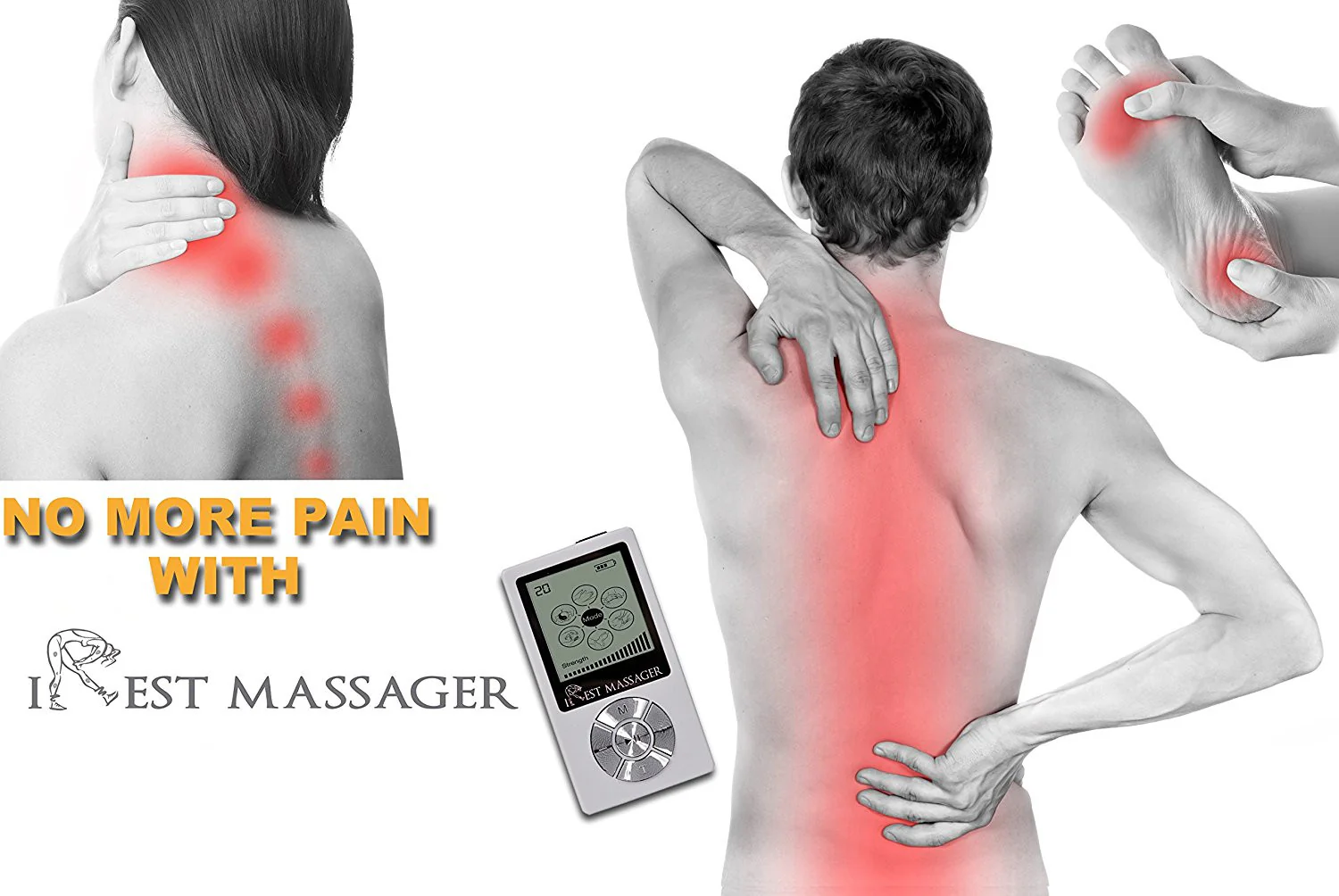 Irest Classic Mini Massager TENS Unit 6 Modes - Image 4