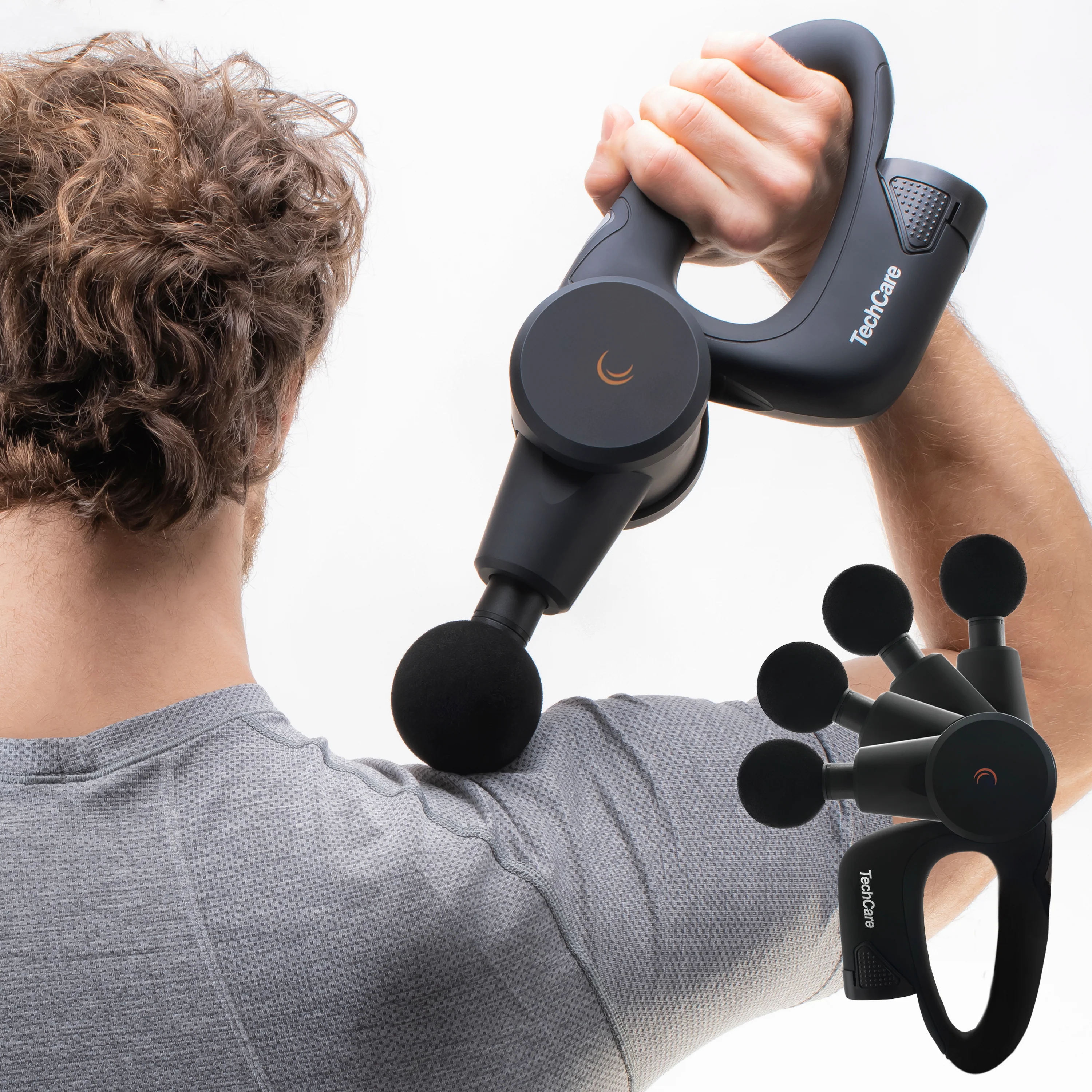 Massage Gun Deep Tissue Percussion Muscle Massager Rechargeable Battery for Athletes Pain Management 15 Speed Levels Upgraded Battery 5 Heads - Image 7