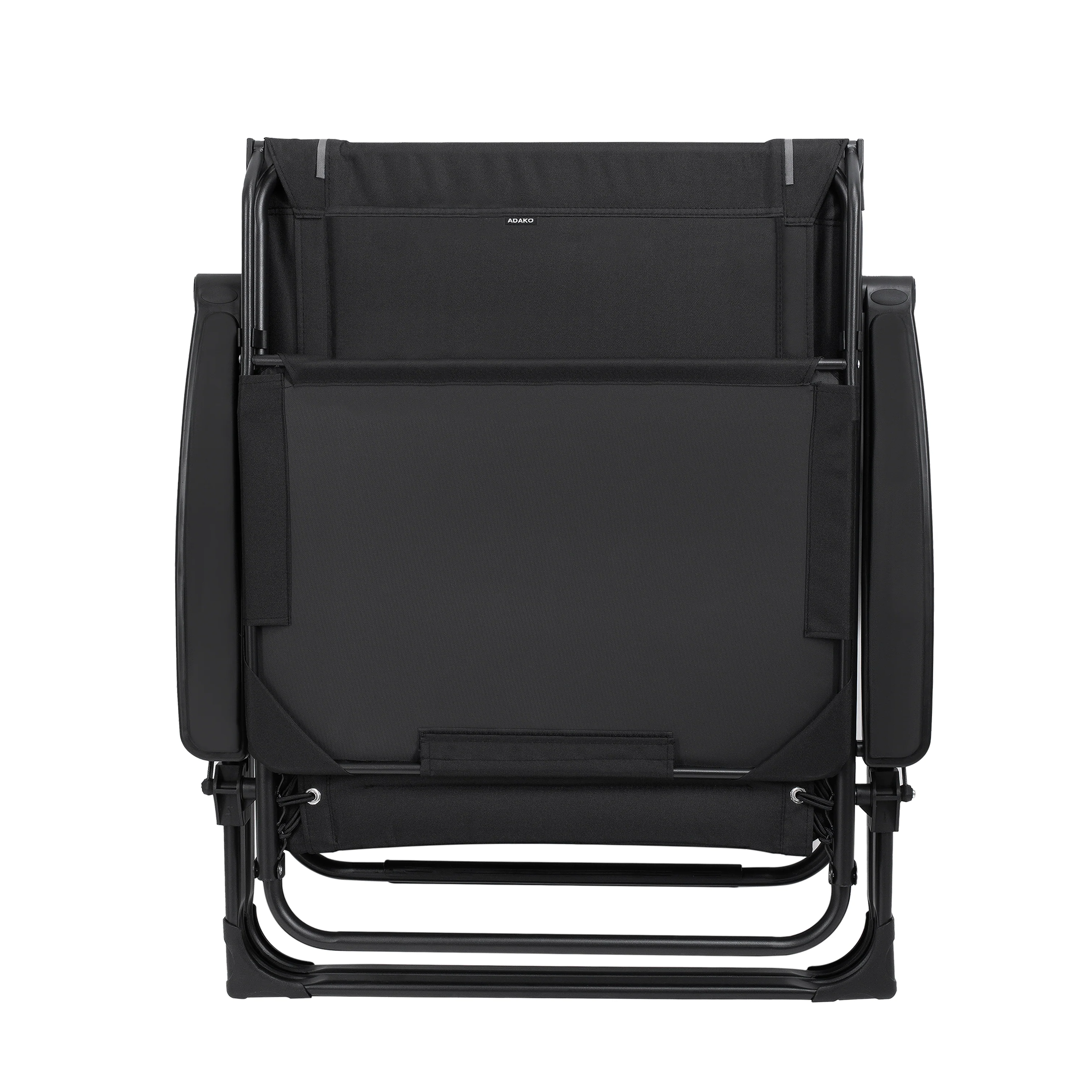 Oversize Recliner Folding Chair for Camping Patio Outdoors Zero Gravity XXLarge Extra Wide Reclining Padded Seats with Sunshade and Cup Holder Tray [Heavy Duty] - Image 10