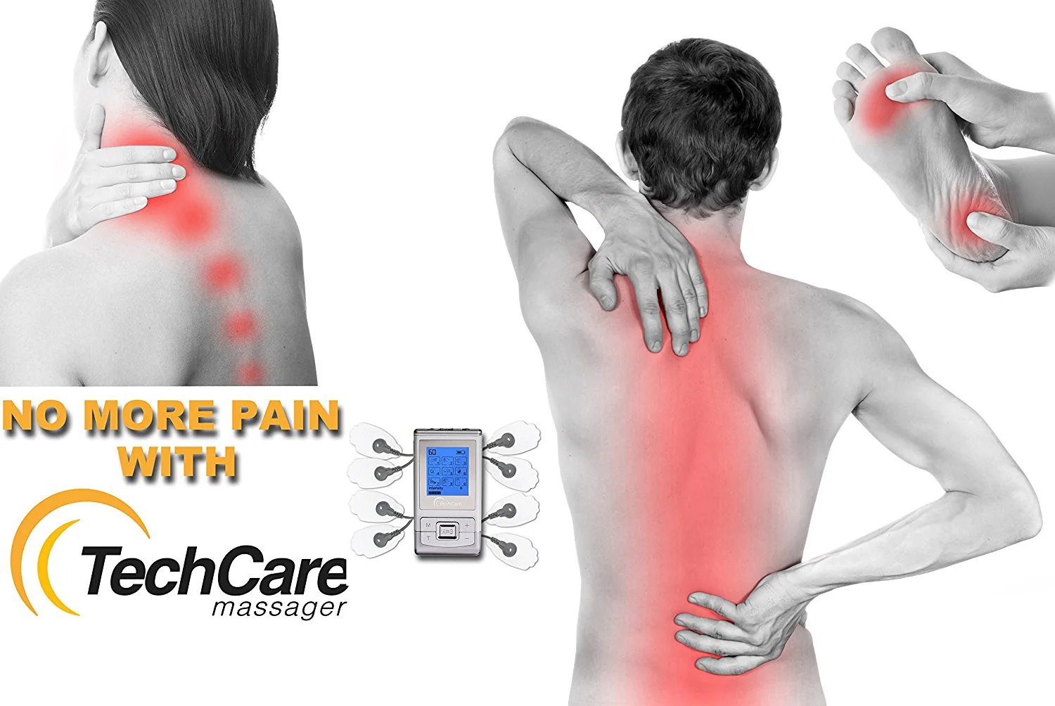 TechCare Massager SE - Portable TENS Unit 9 Modes - Image 8