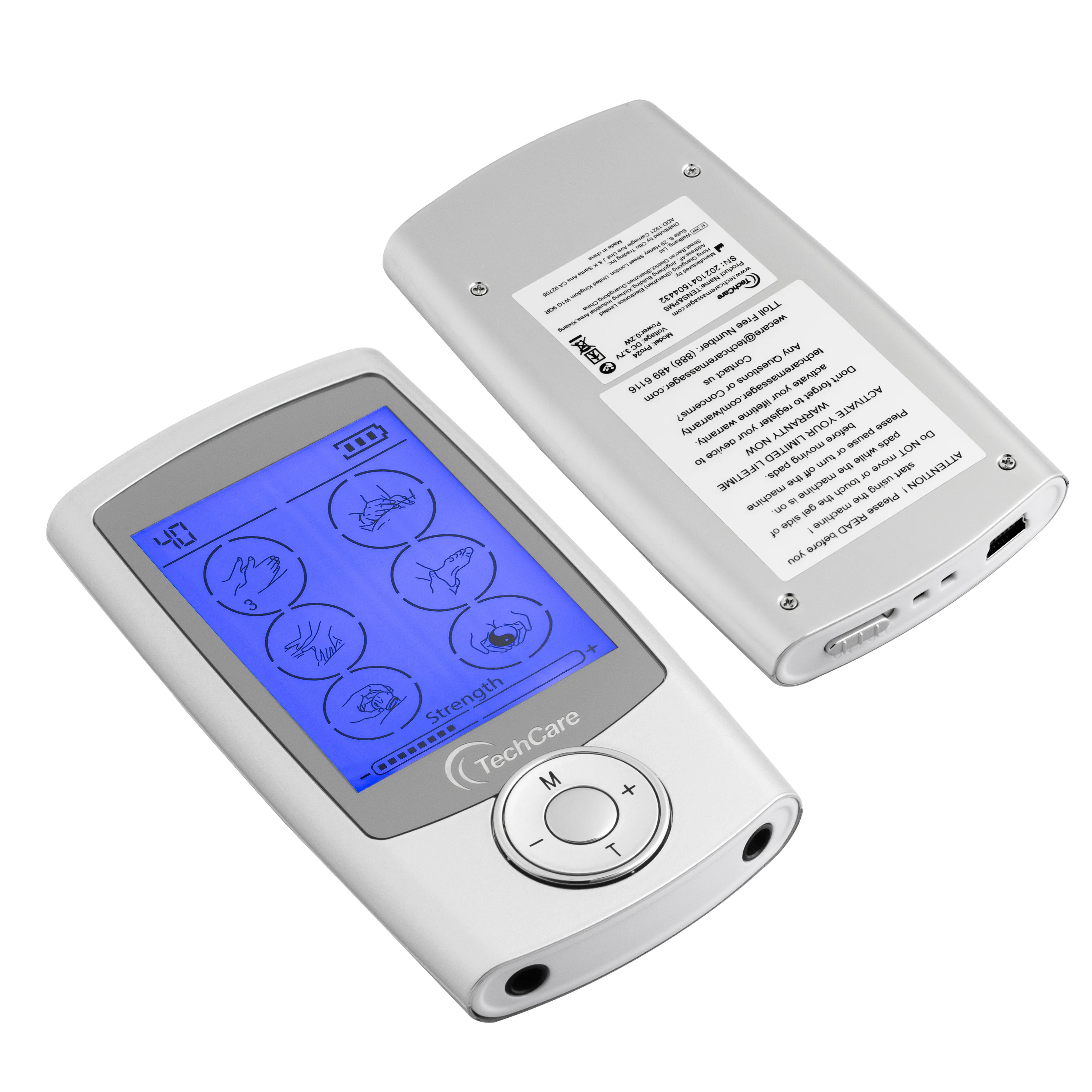 TechCare Pro 24 Modes Tens Unit + 6 pads - Image 10