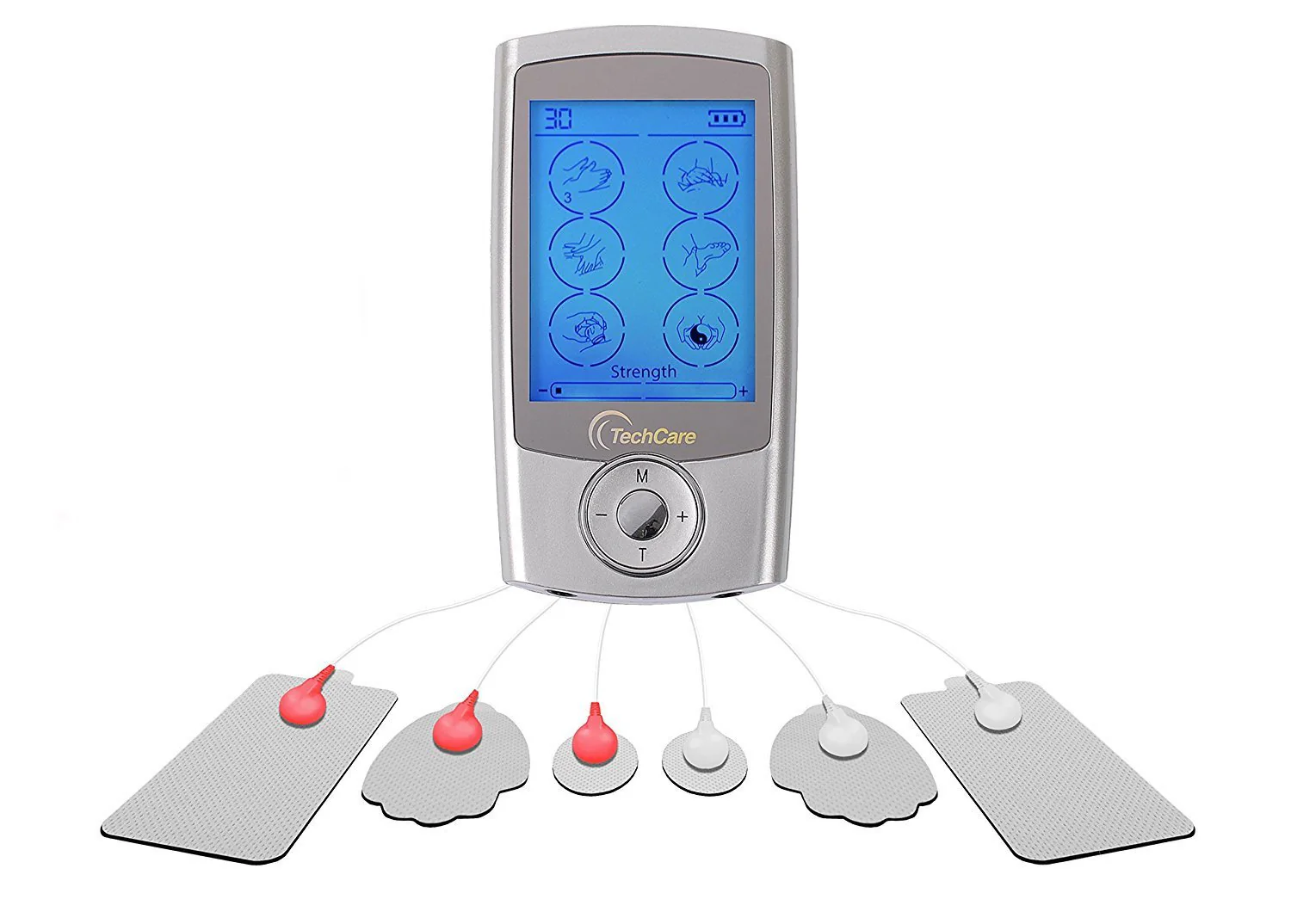 TechCare Pro 24 Modes Tens Unit + 6 pads - Image 3