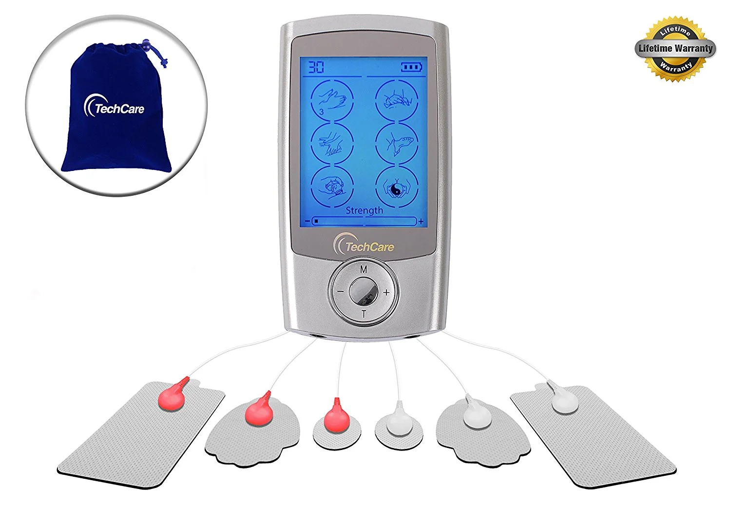 TechCare Pro TENS Unit 24 Modes + 6 Pads - Image 7