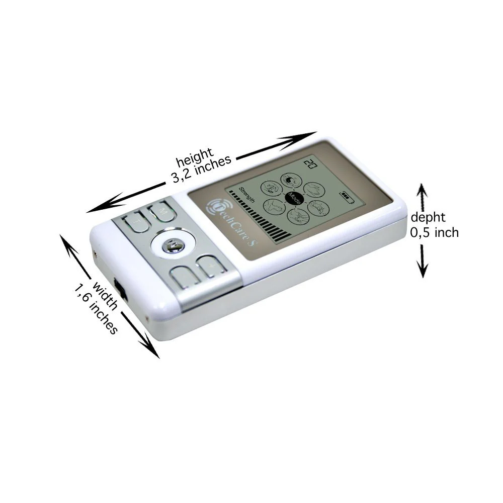 TechCare S Tens Unit 6 Modes + Shoe + 6 Tens Unit Patches - Image 3