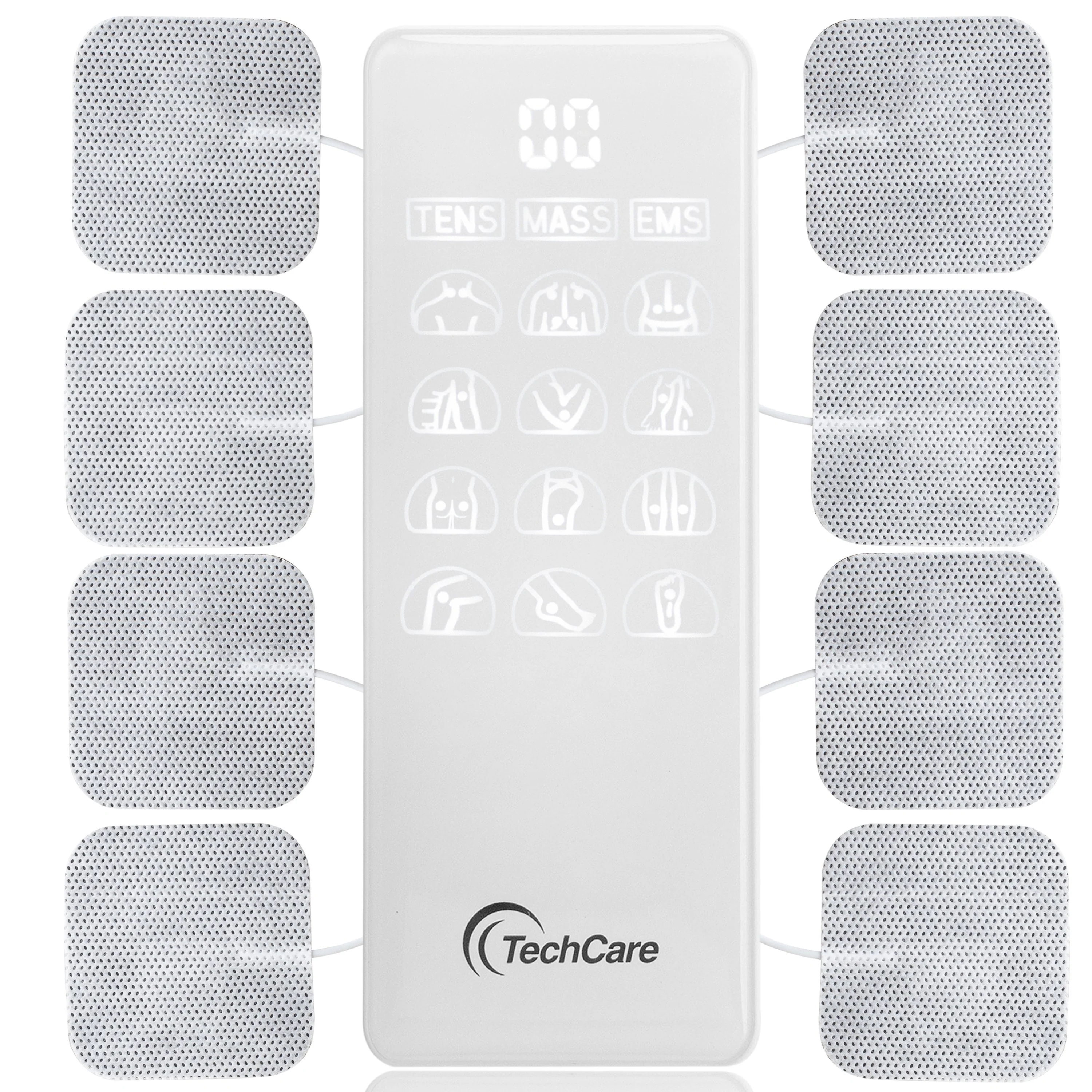 Tens Machine Unit Device Pulse Massager 4 Channel Rechargeable Muscle Stimulator - Image 3