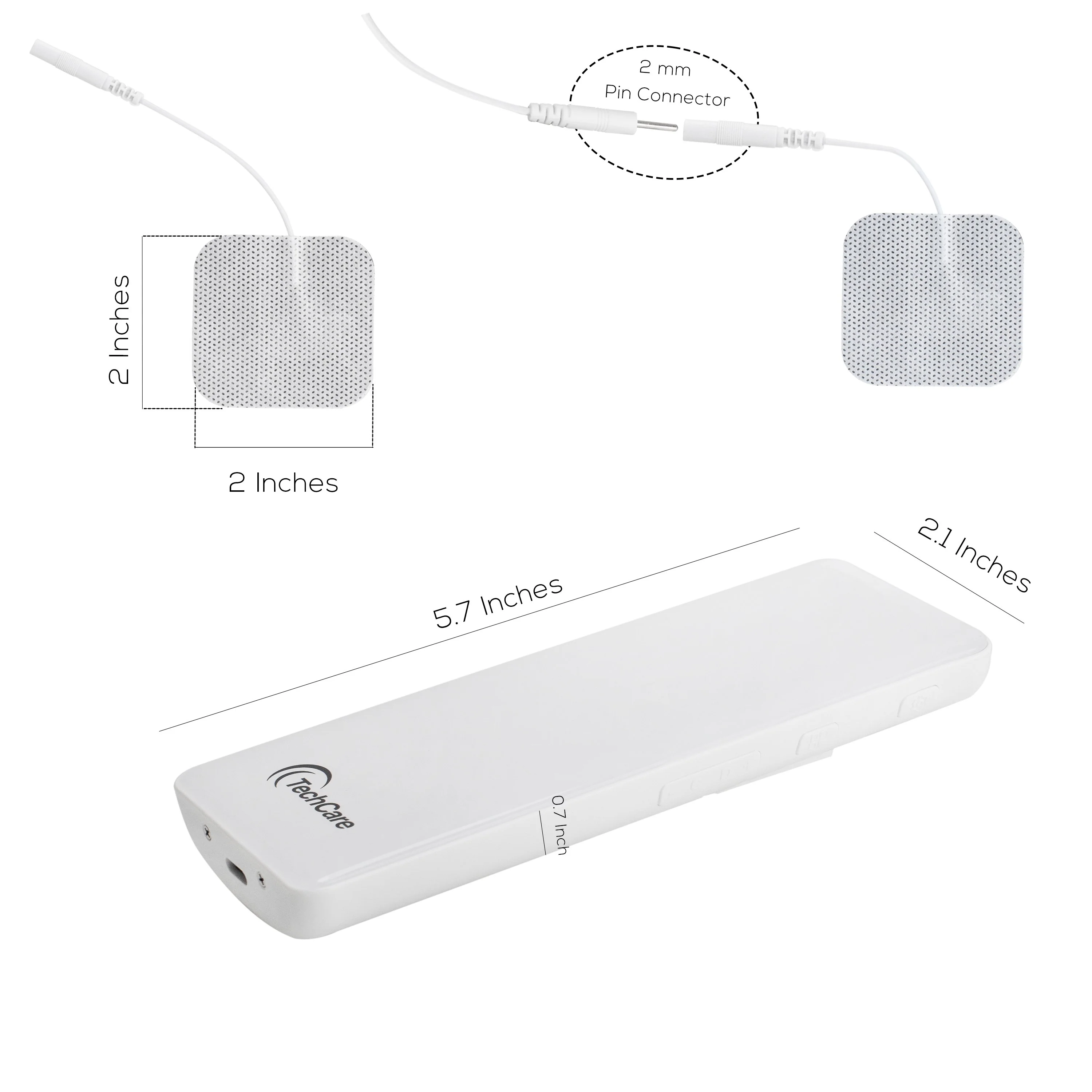 Tens Machine Unit Device Pulse Massager 4 Channel Rechargeable Muscle Stimulator - Image 4