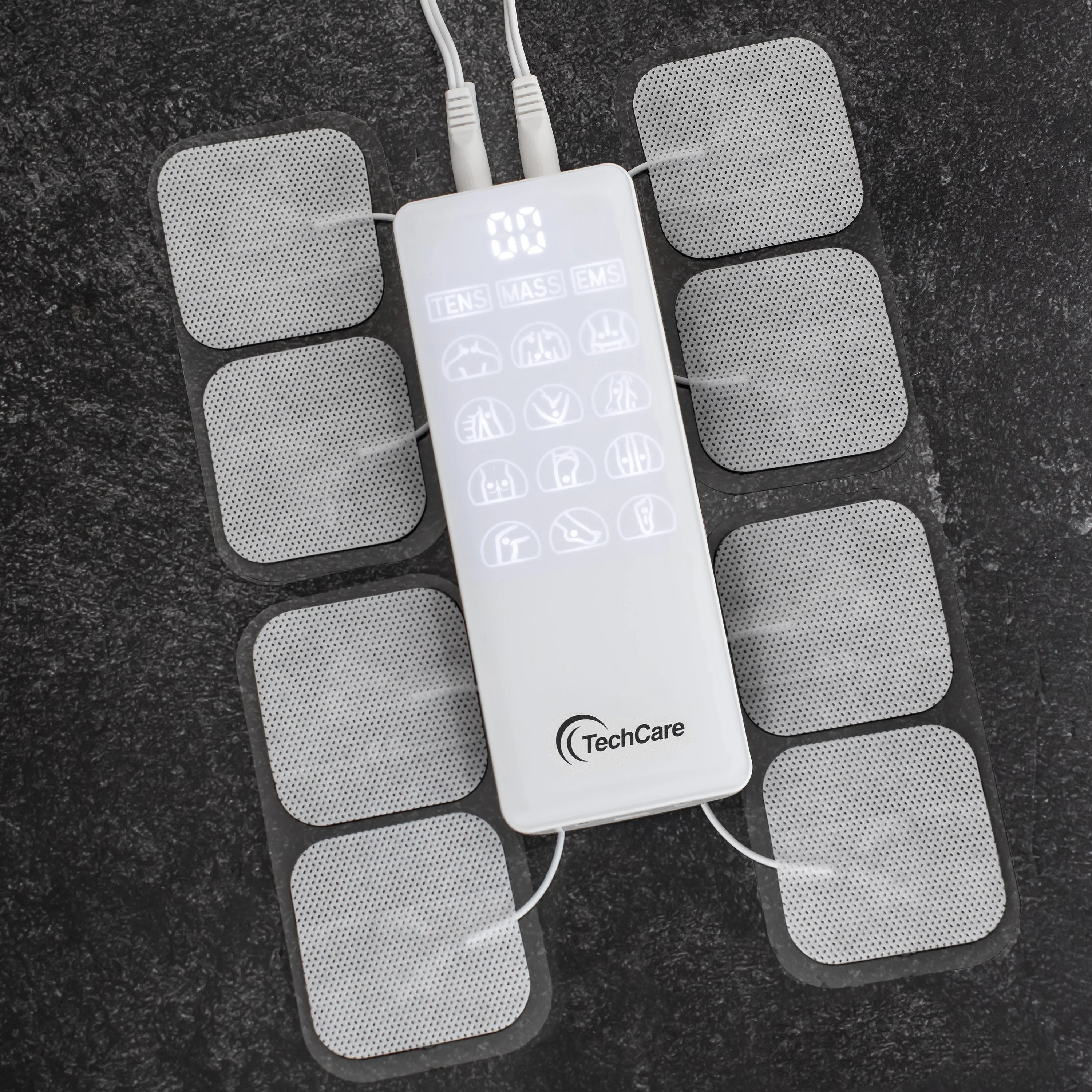 Tens Machine Unit Device Pulse Massager 4 Channel Rechargeable Muscle Stimulator - Image 6