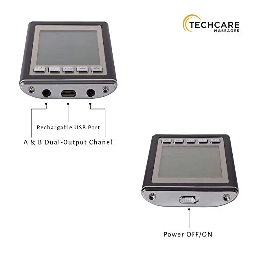 Tens Unit Muscle Stimulator EMS 12 Massage Modes Full Body Back Pain Relief(BLACK) - Image 3