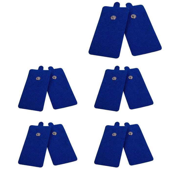 Tens Unit Pads [FDA 510(k) Cleared]  Medical Grade Blue Extra Large Electrodes - Image 5