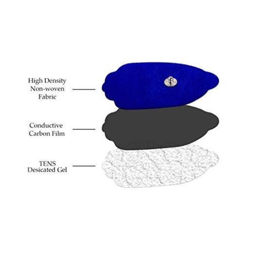 Tens Unit Pads [FDA 510(k) Cleared]  Medical Grade Blue Extra Thick Electrodes - Image 3