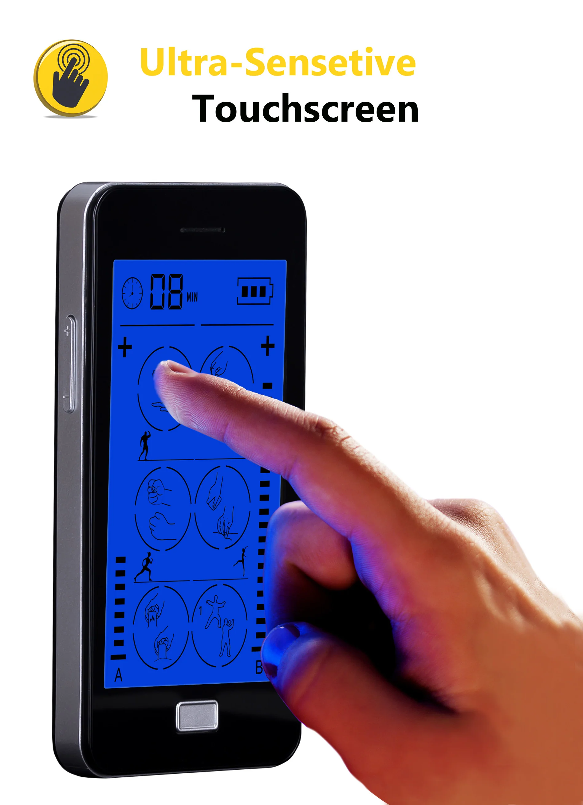 TechCare Touch 24 Modes Tens Unit Touchscreen - Image 6