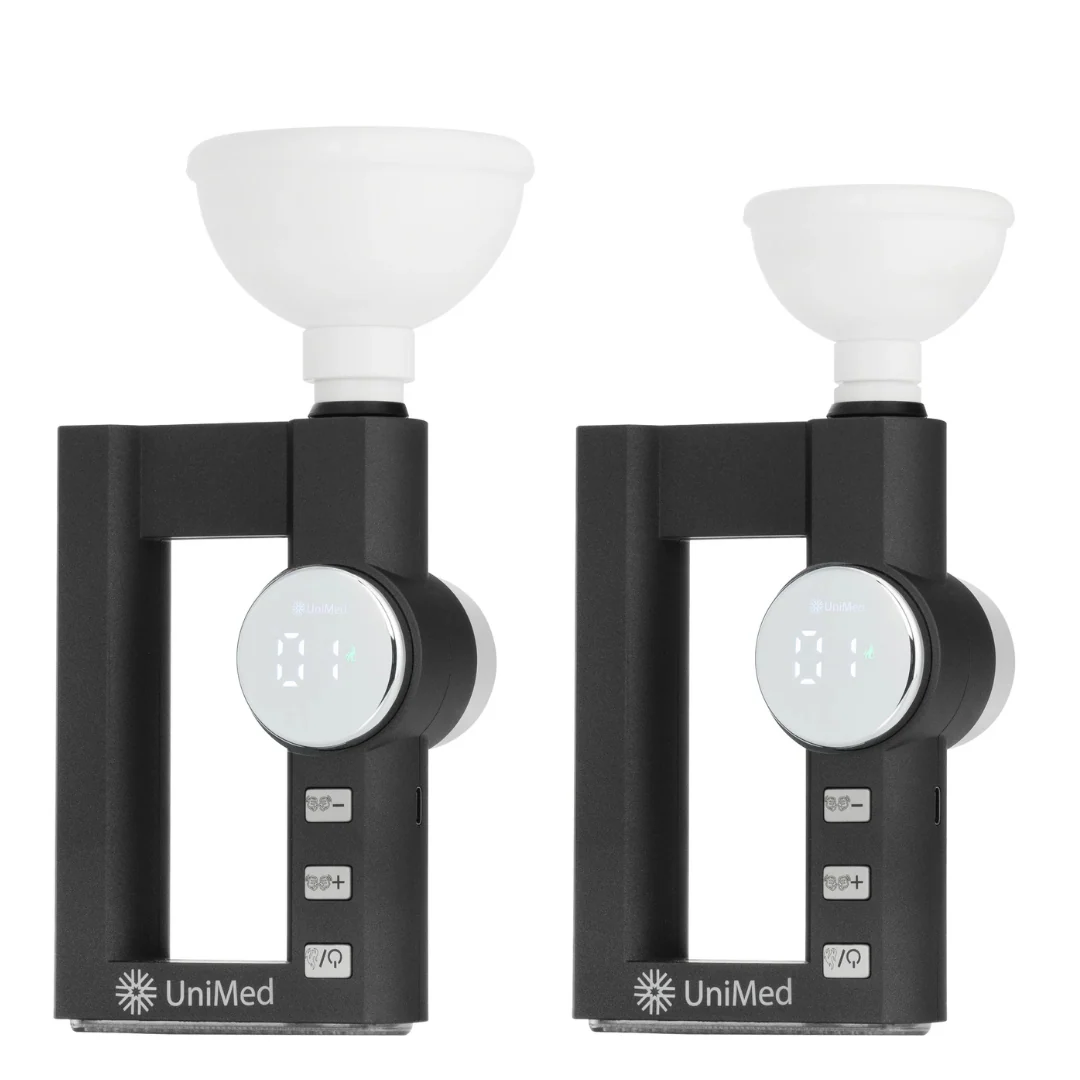 Unimed Torque Ultra Combo Set Massage Gun With Heat,Percussion Massager for Muscle Relief Heated Therapy with Cupping Massage Heads - Image 3